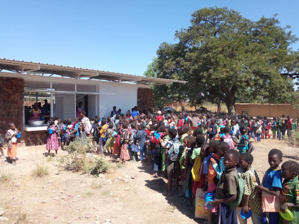 Eröffnung der Schulkantine in Koudougou